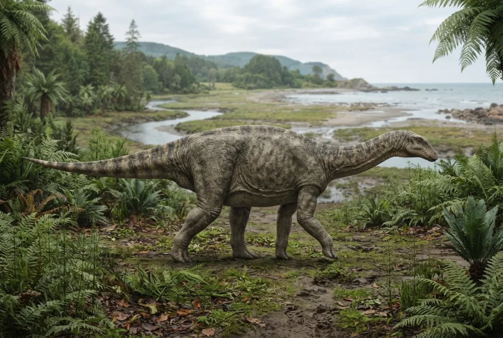 AI-made picture of Ohmdenosaurus