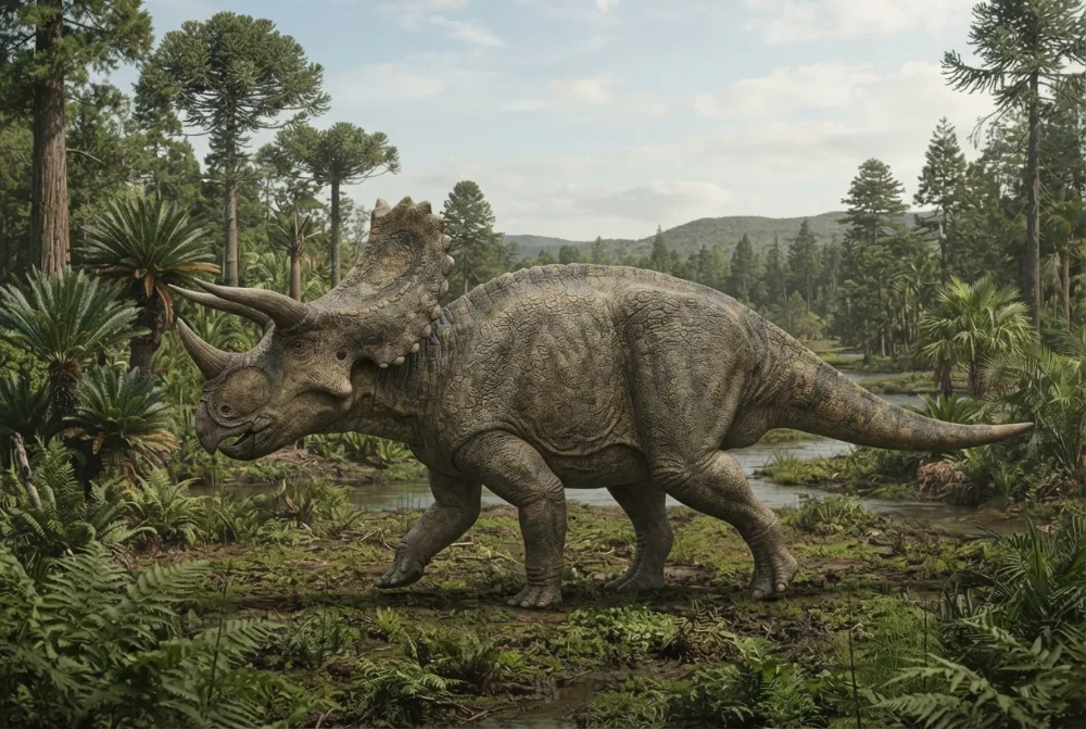 Ojoceratops, tehisaru joonistatud