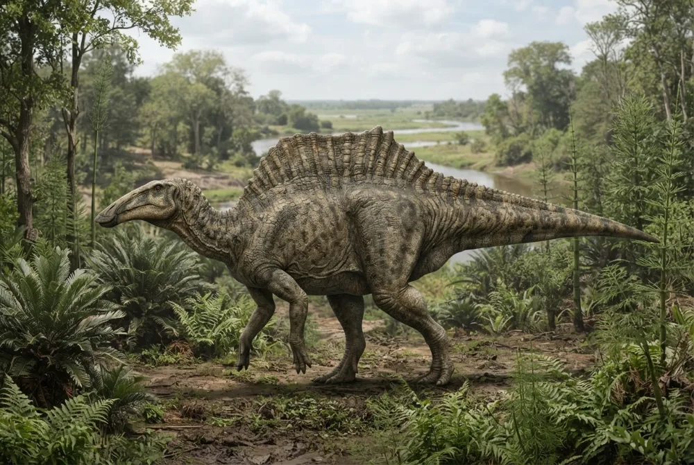 AI-made picture of Ouranosaurus