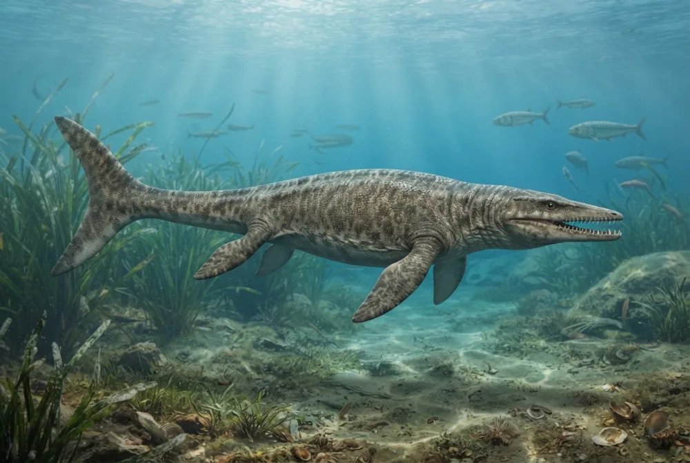Pannoniasaurus, tehisaru joonistatud