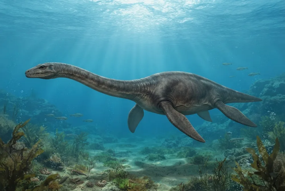 AI-made picture of Pantosaurus