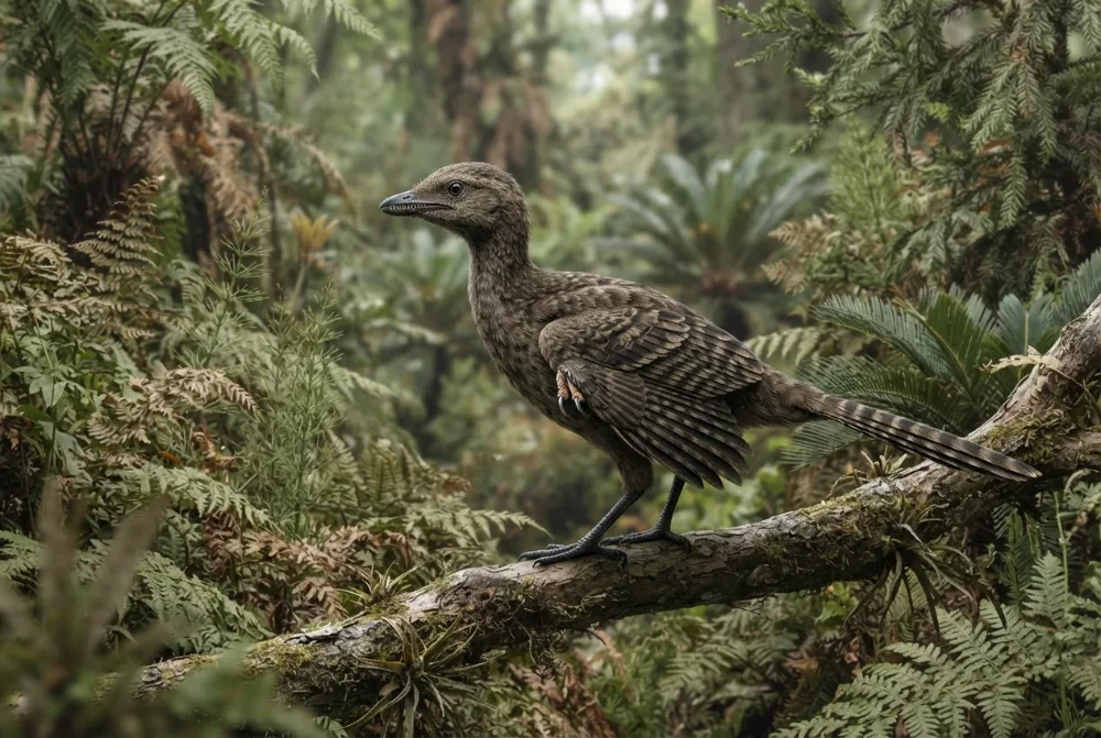 Parapengornis, tehisaru joonistatud