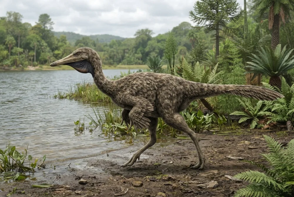 AI-made picture of Pelecanimimus
