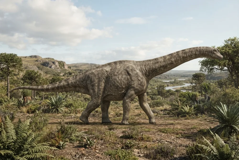 AI-made picture of Pellegrinisaurus