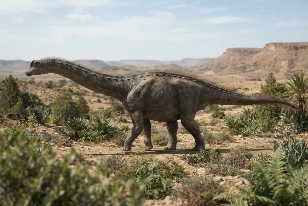 Phosphatotitan, tehisaru joonistatud