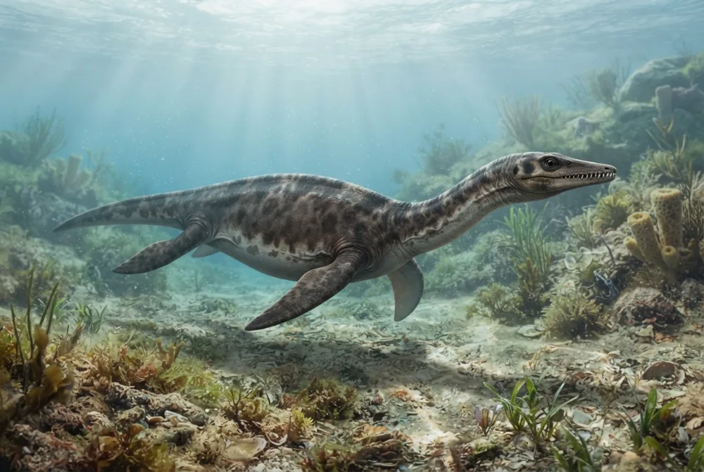 AI-made picture of Pistosaurus