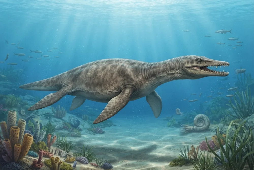 AI-made picture of Plesiopleurodon