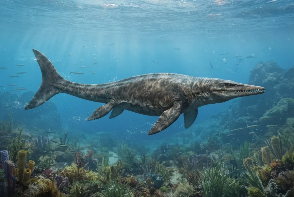 AI-made picture of Plotosaurus