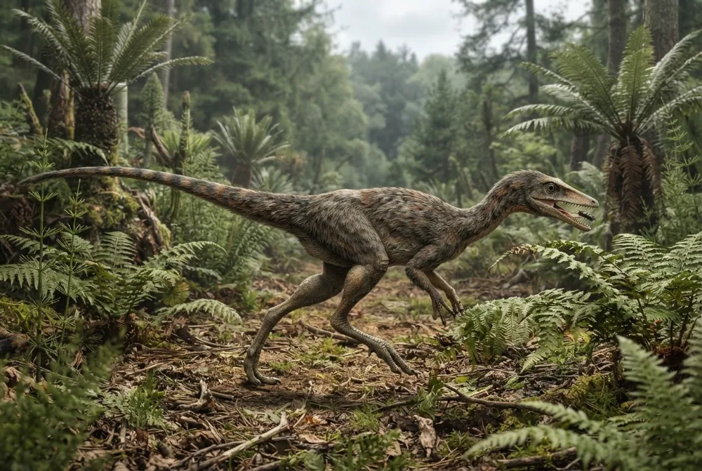 AI-made picture of Procompsognathus