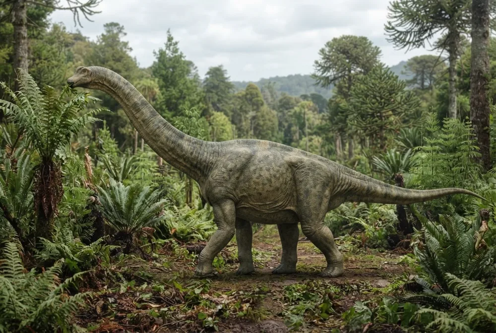 Protognathus, tehisaru joonistatud