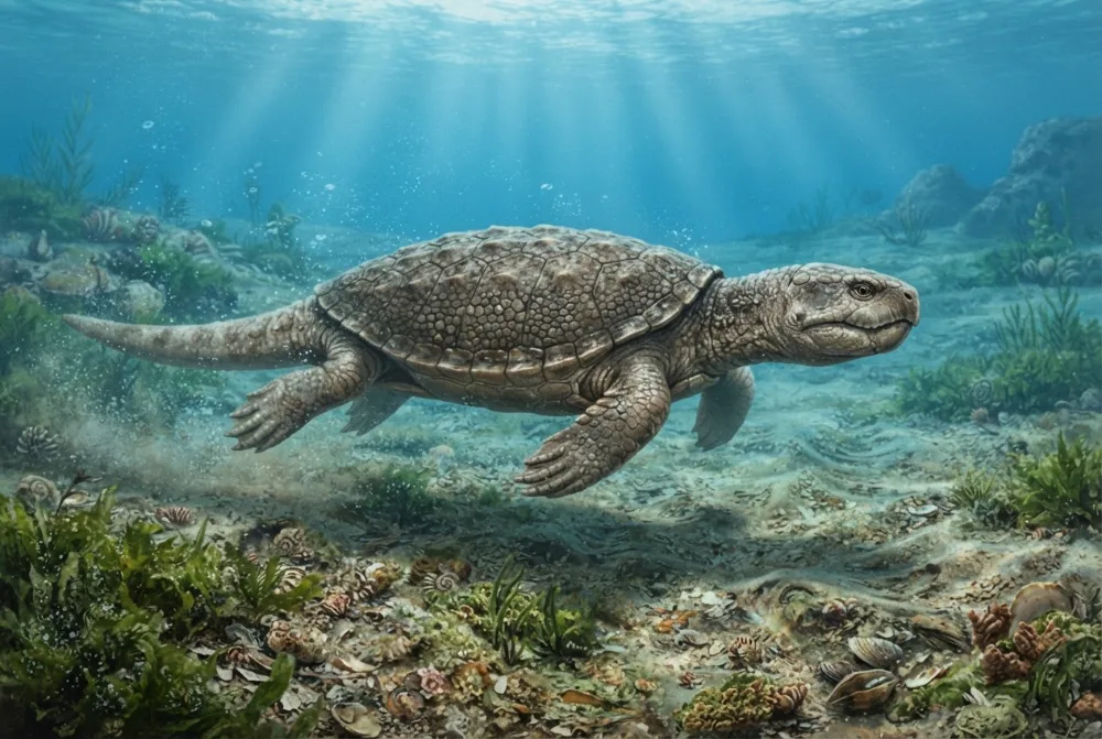 Psephochelys, tehisaru joonistatud