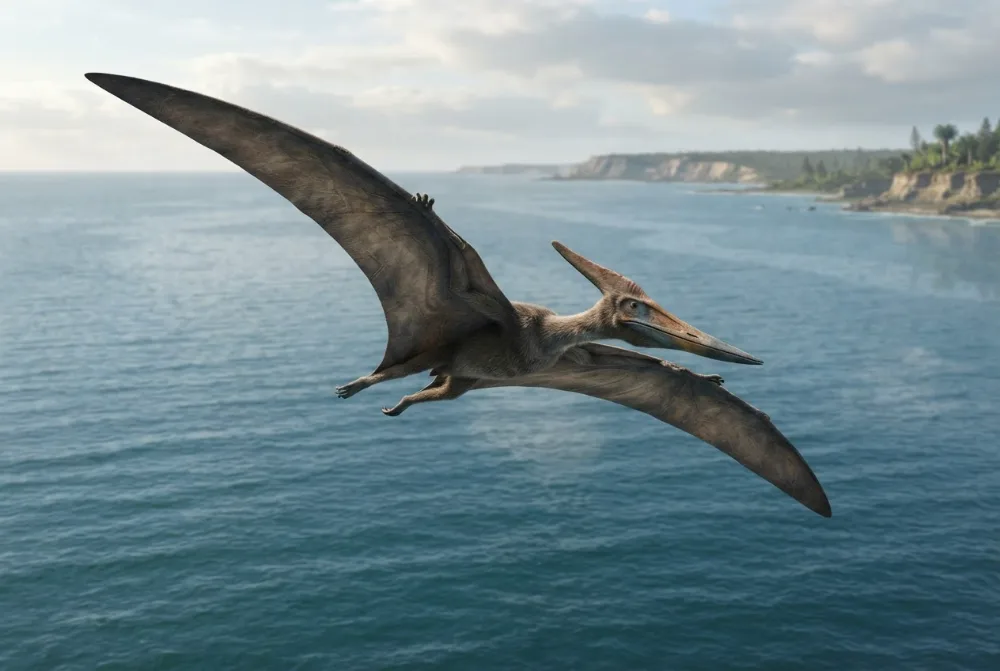 Z UI narejena slika živali Pteranodon