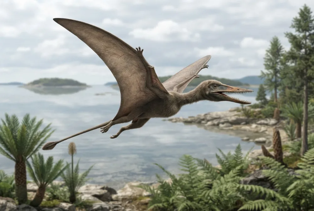 AI-made picture of Pterodactylus