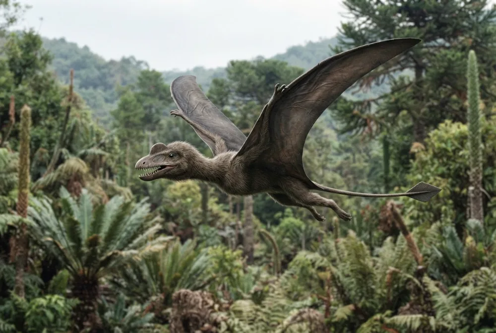 Pterorhynchus, tehisaru joonistatud