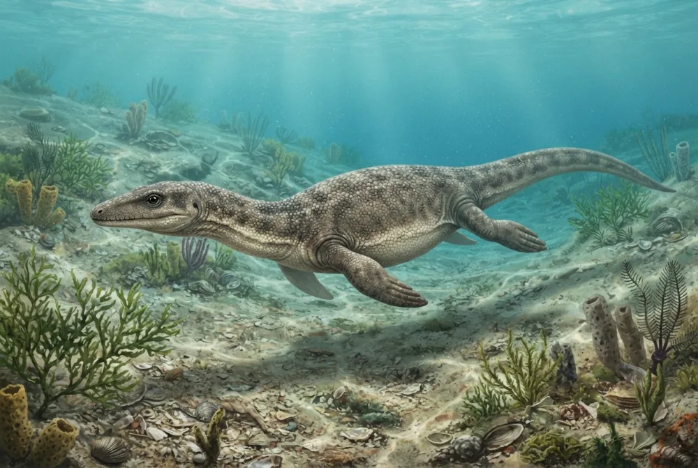 AI-made picture of Qianxisaurus