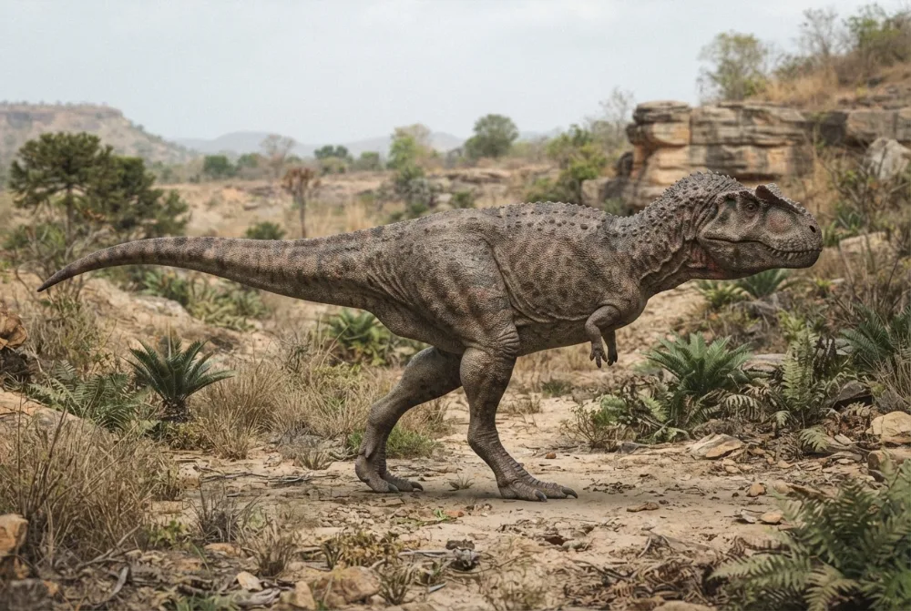 Rahiolisaurus, tehisaru joonistatud