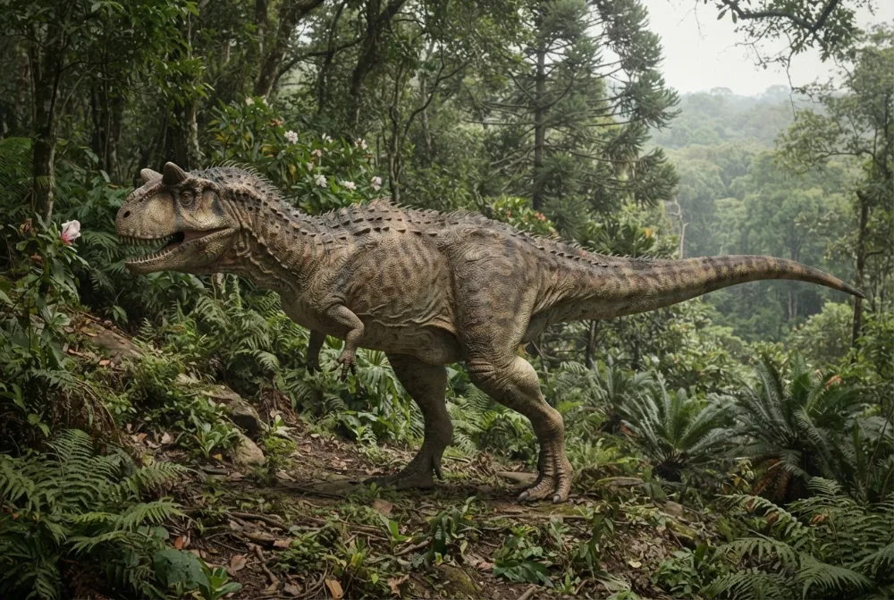 Rajasaurus, tehisaru joonistatud