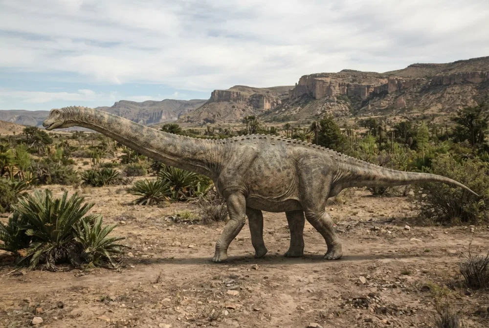 AI-made picture of Rayososaurus