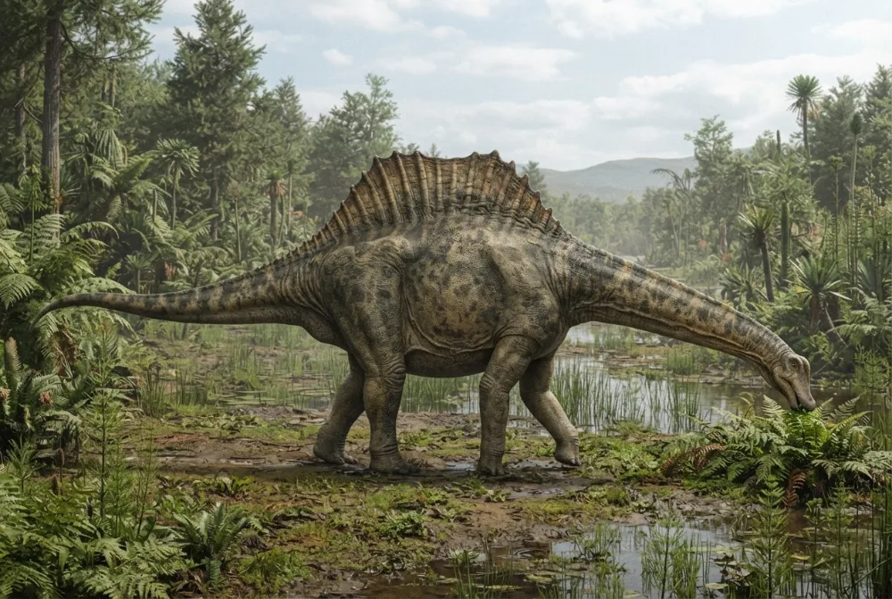 AI-made picture of Rebbachisaurus