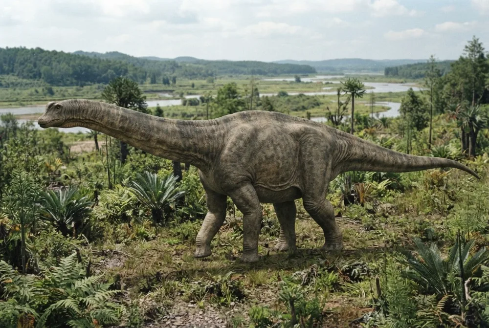 AI-made picture of Ruyangosaurus