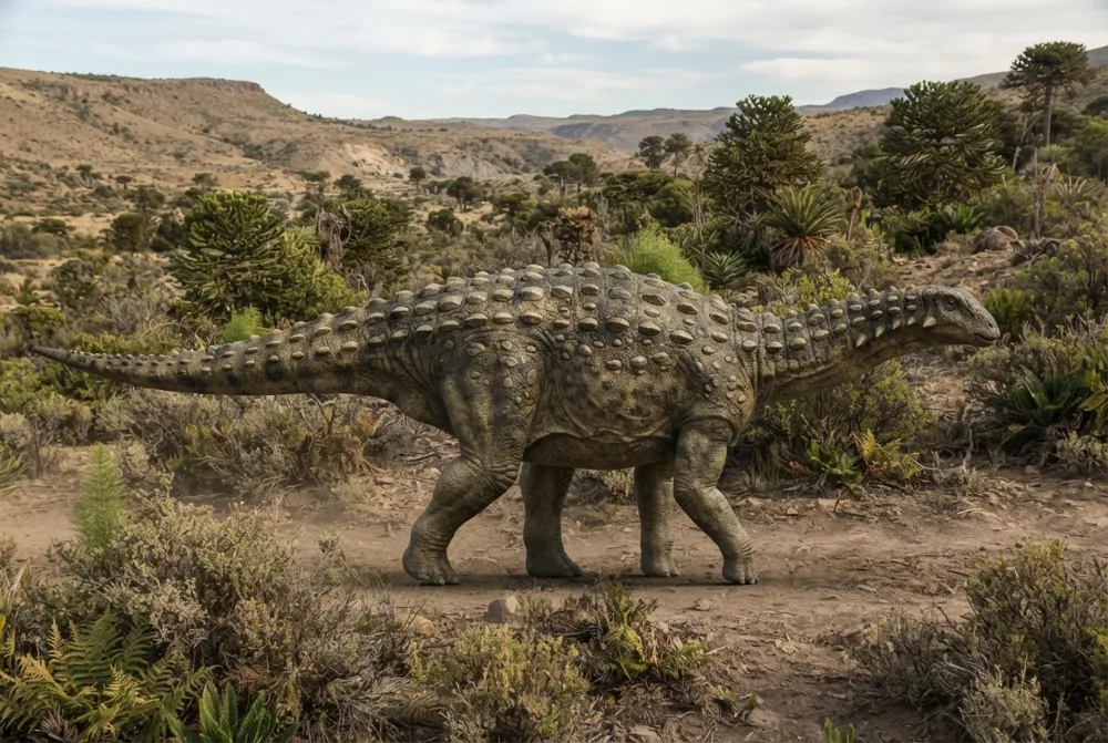 Saltasaurus, tehisaru joonistatud