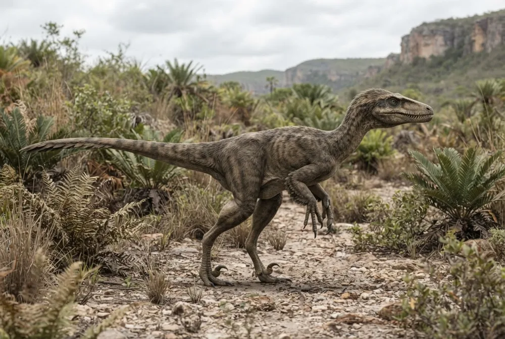 AI-made picture of Santanaraptor