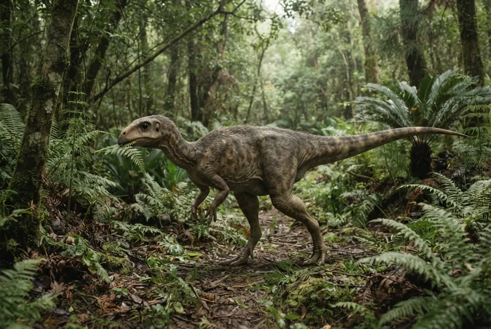 Sanxiasaurus, tehisaru joonistatud