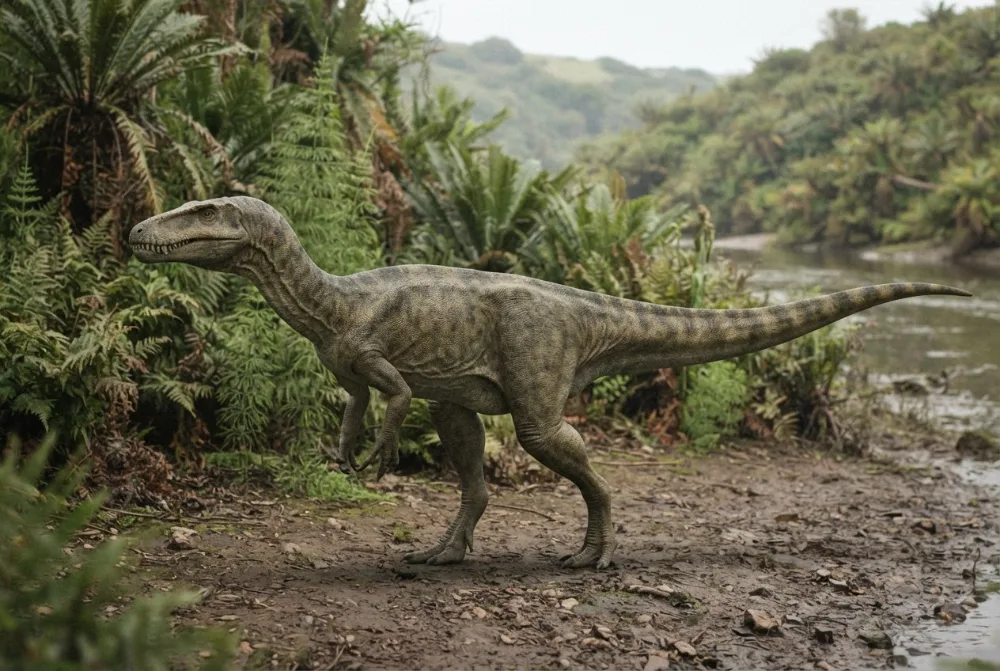 Sarcosaurus, tehisaru joonistatud