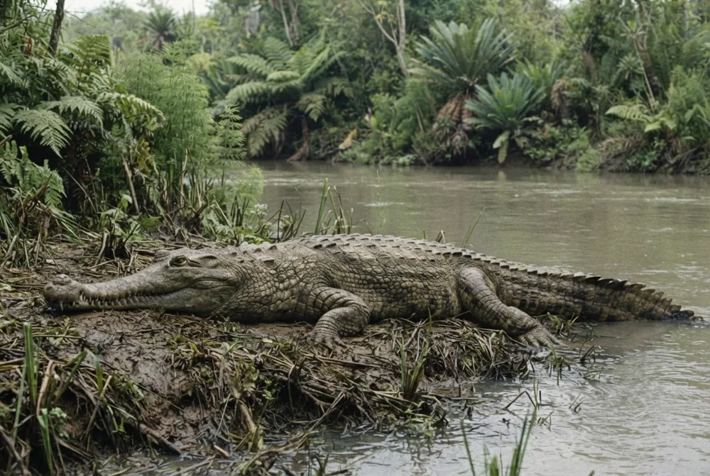 AI-made picture of Sarcosuchus
