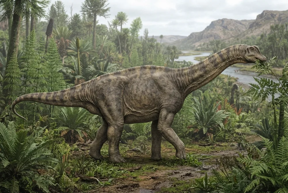 AI-made picture of Sefapanosaurus