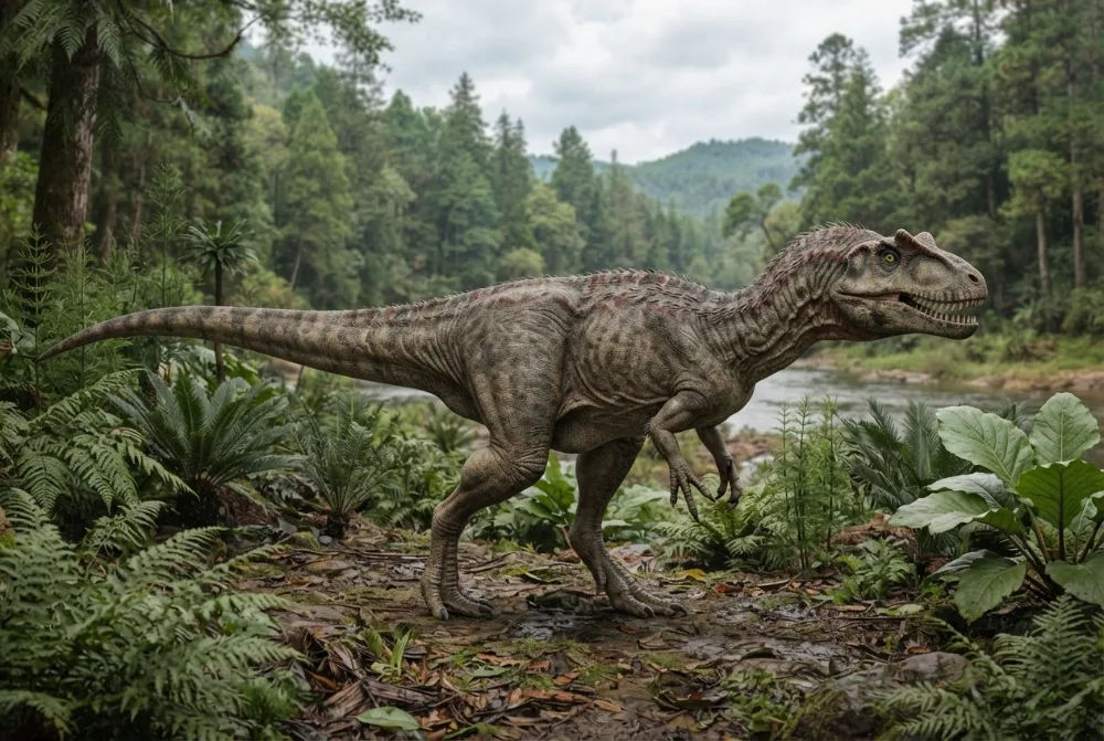 AI-made picture of Shuangbaisaurus