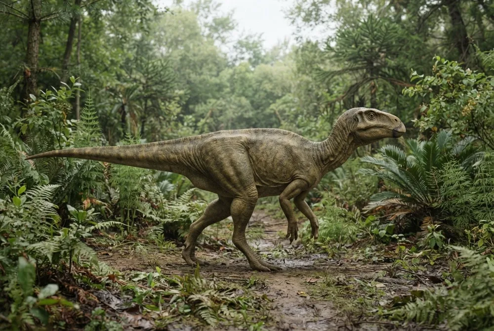 Shuangmiaosaurus, tehisaru joonistatud