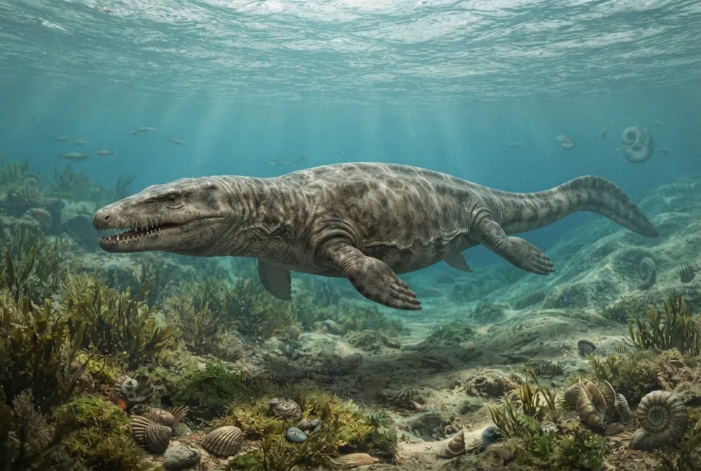 AI-made picture of Simosaurus
