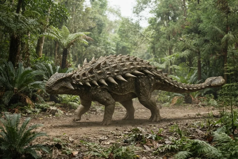 AI-made picture of Sinankylosaurus
