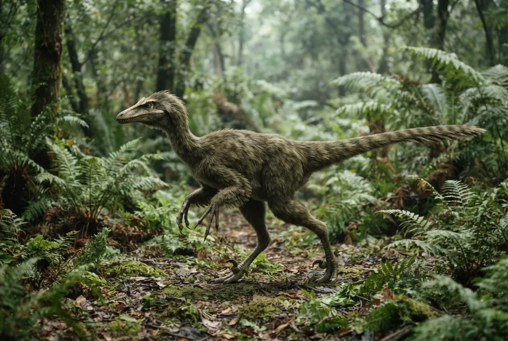 AI-made picture of Sinocalliopteryx