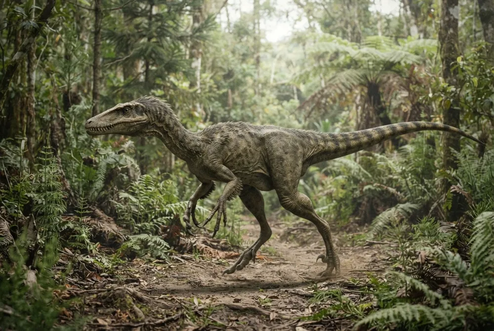 AI-made picture of Staurikosaurus