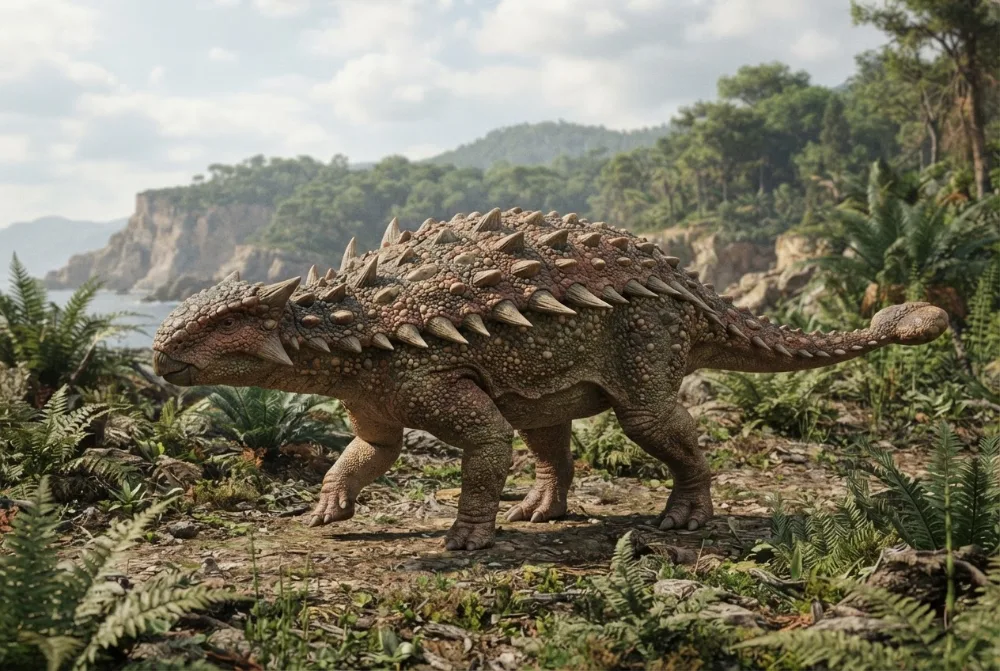 Struthiosaurus, tehisaru joonistatud