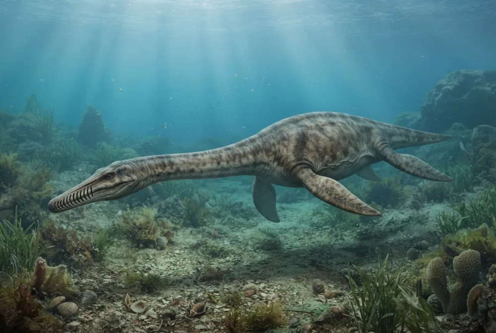 AI-made picture of Sulcusuchus