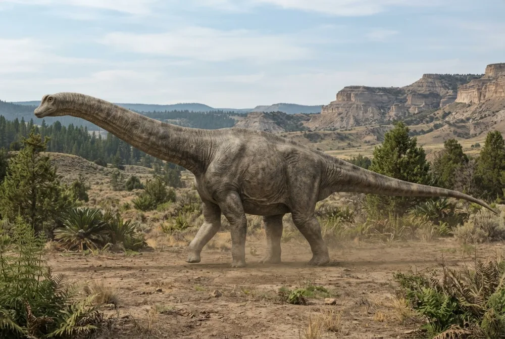 AI-made picture of Supersaurus