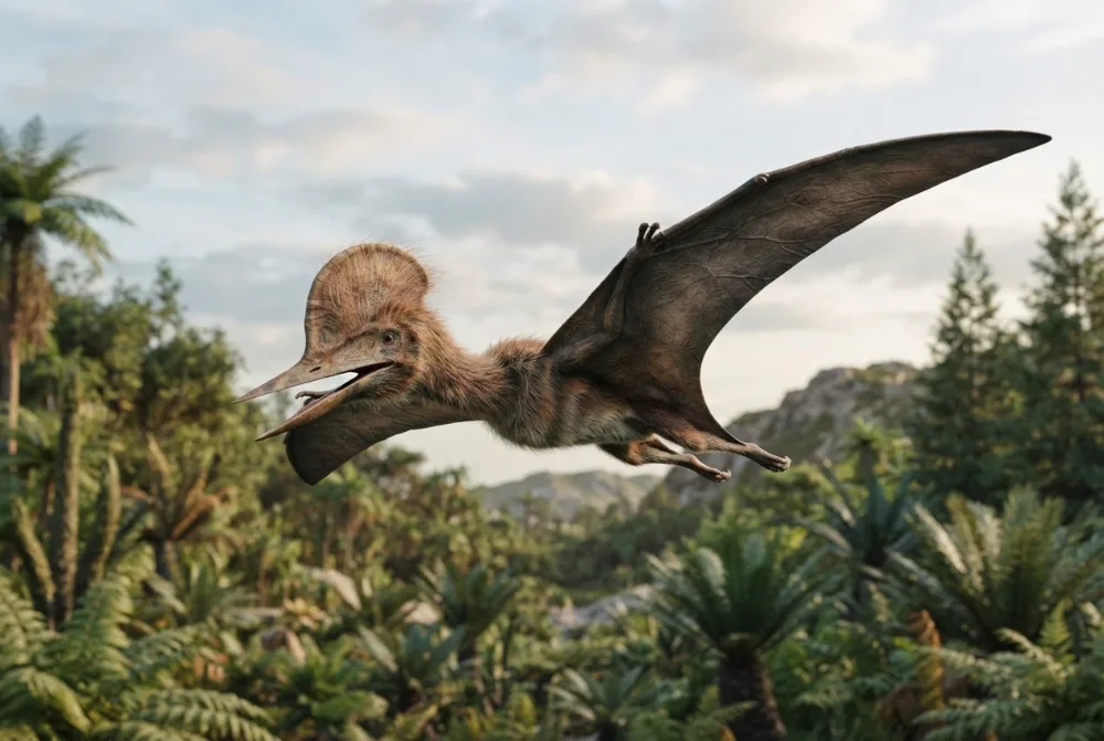 Tapejara, tehisaru joonistatud