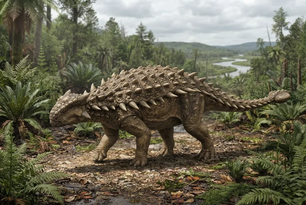 Tatankacephalus, tehisaru joonistatud