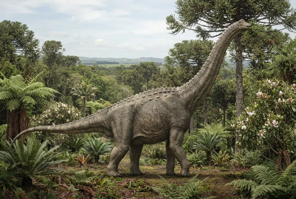 AI-made picture of Titanosaurus