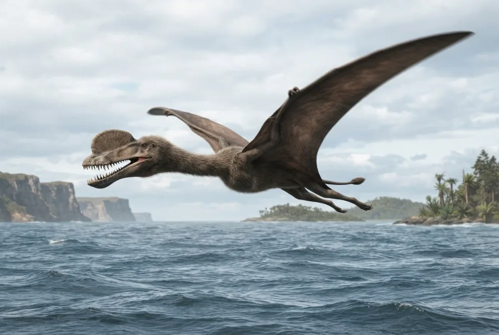 AI-made picture of Tropeognathus