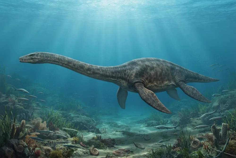 AI-made picture of Tuarangisaurus