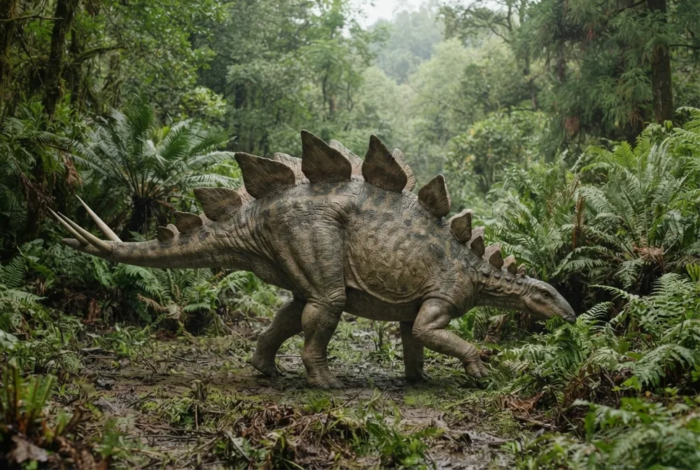 AI-made picture of Tuojiangosaurus