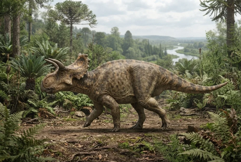 AI-made picture of Turanoceratops