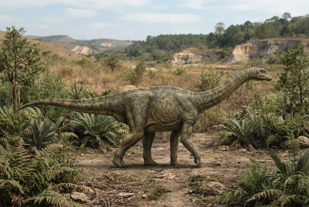 Unaysaurus, tehisaru joonistatud