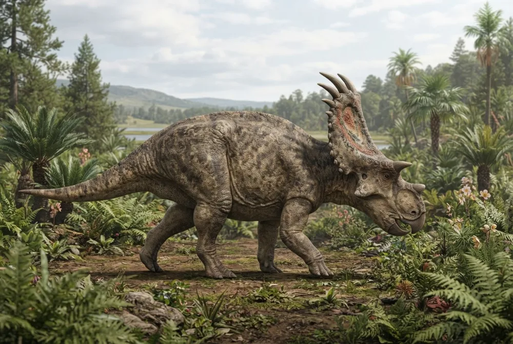 AI-made picture of Utahceratops