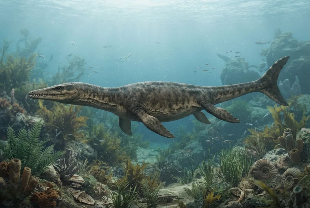 AI-made picture of Vallecillosaurus