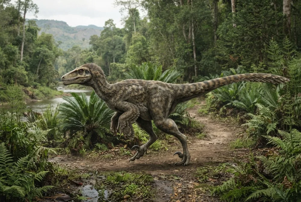 AI-made picture of Vayuraptor